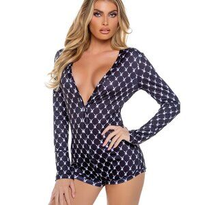 Just Released-Playboy Bunny Cozy Lounge Romper